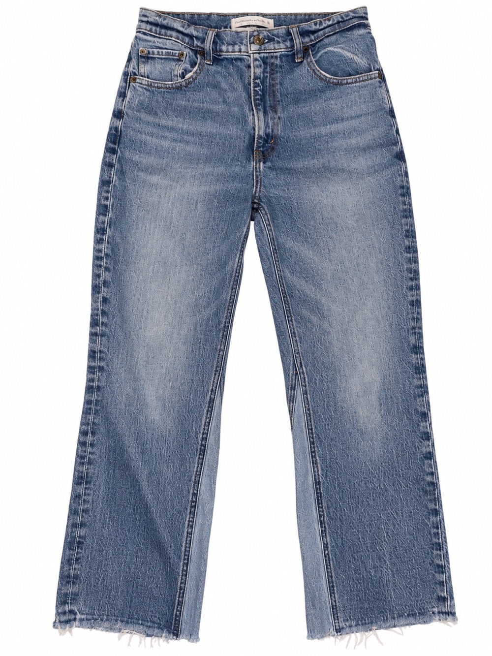 Abercrombie & Fitch Women's Straight-Leg Jeans - Light Blue Wash